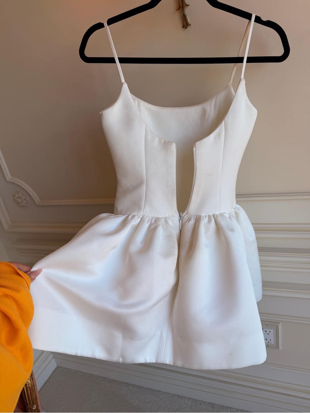 GORGEOUS White Flare Mini Dress - Picture 4 of 7